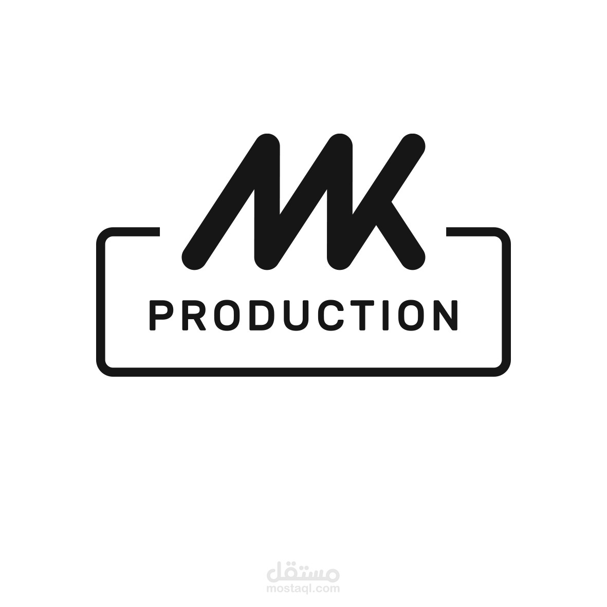 لوجو اخر خاص بشركة M.K  للإنتاج الفنى