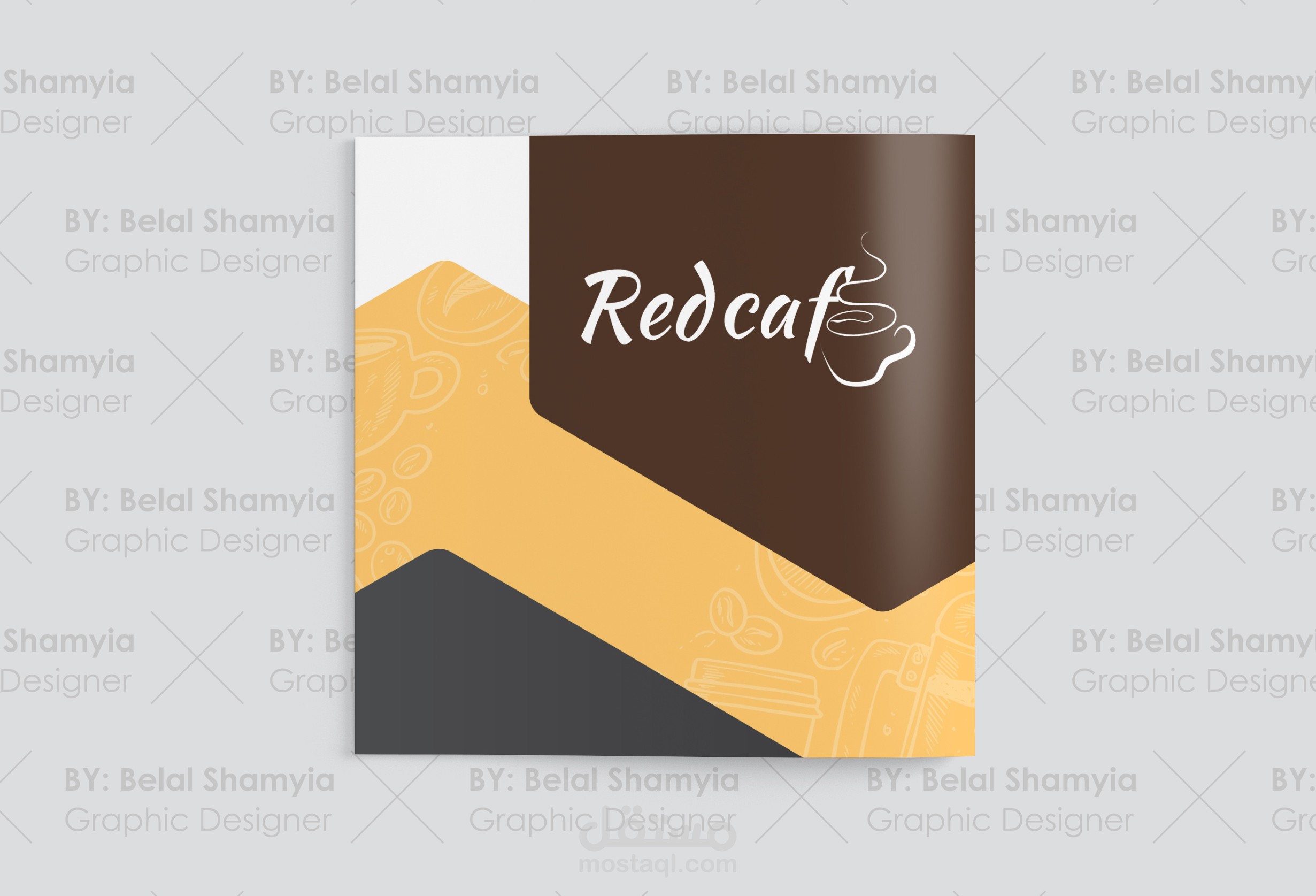 تصميم بروفايل كافي شوب ريد كافي - السعودية