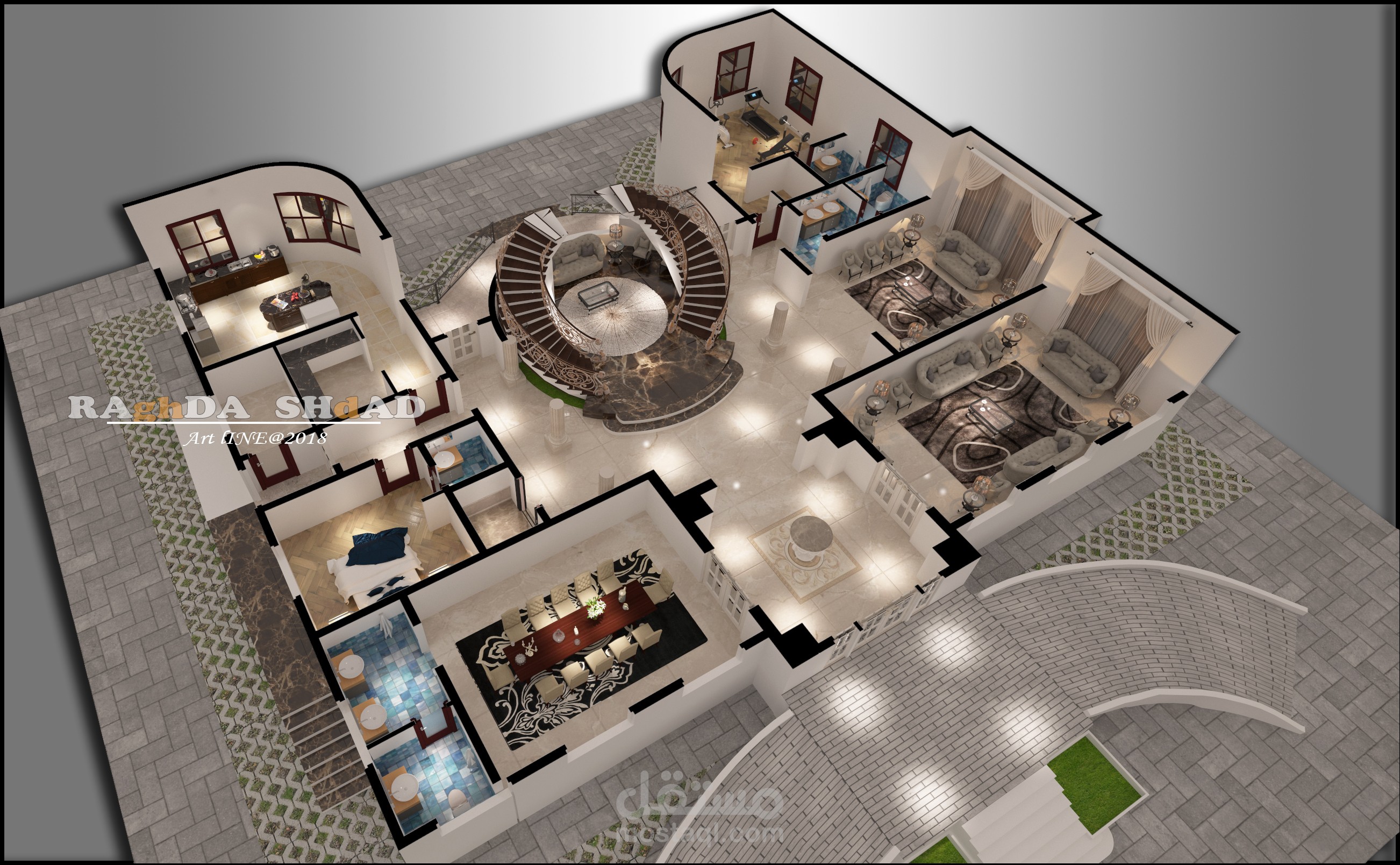 3D Shot For Villa "UAE"