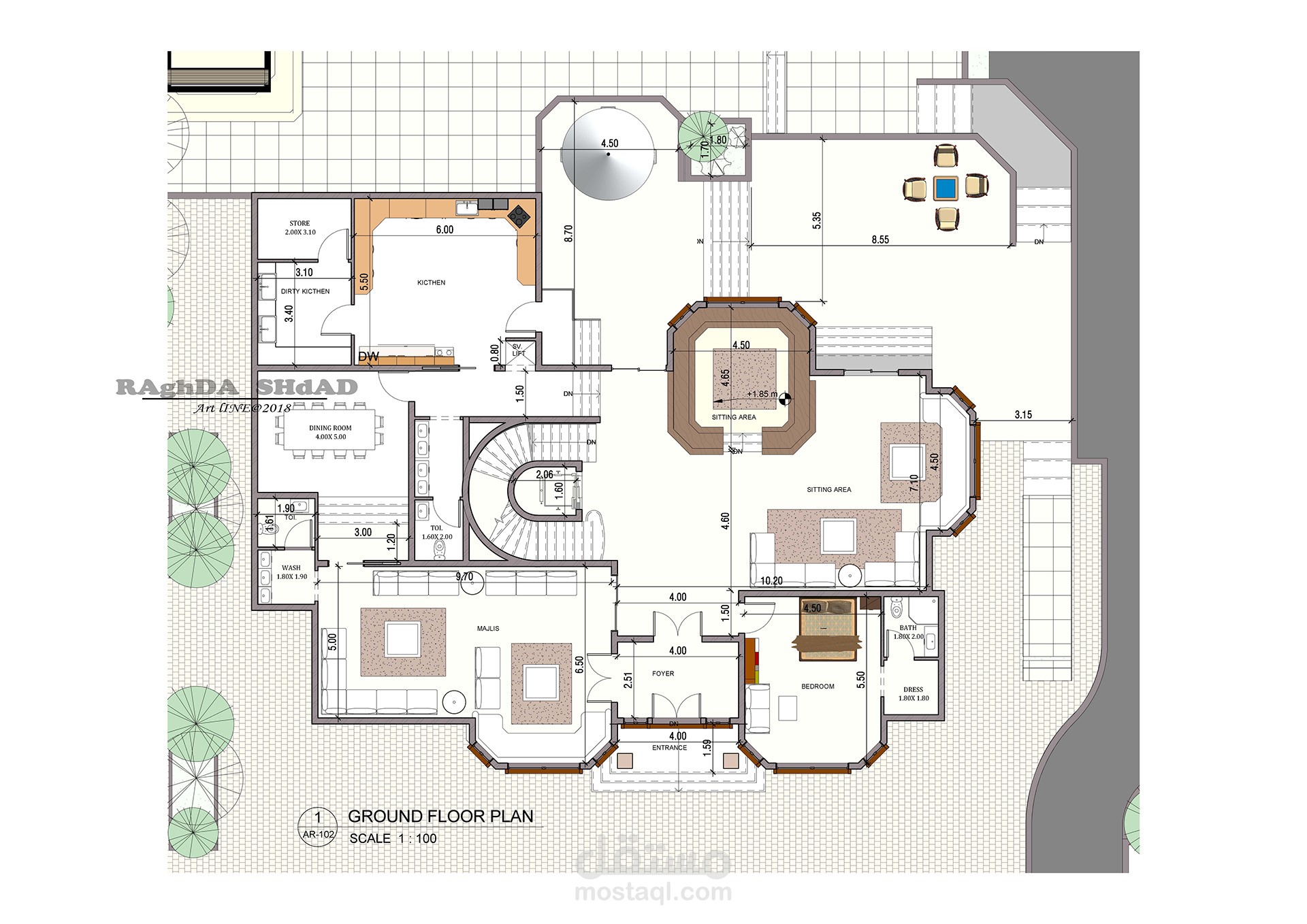 Architectural design Villa "UAE"