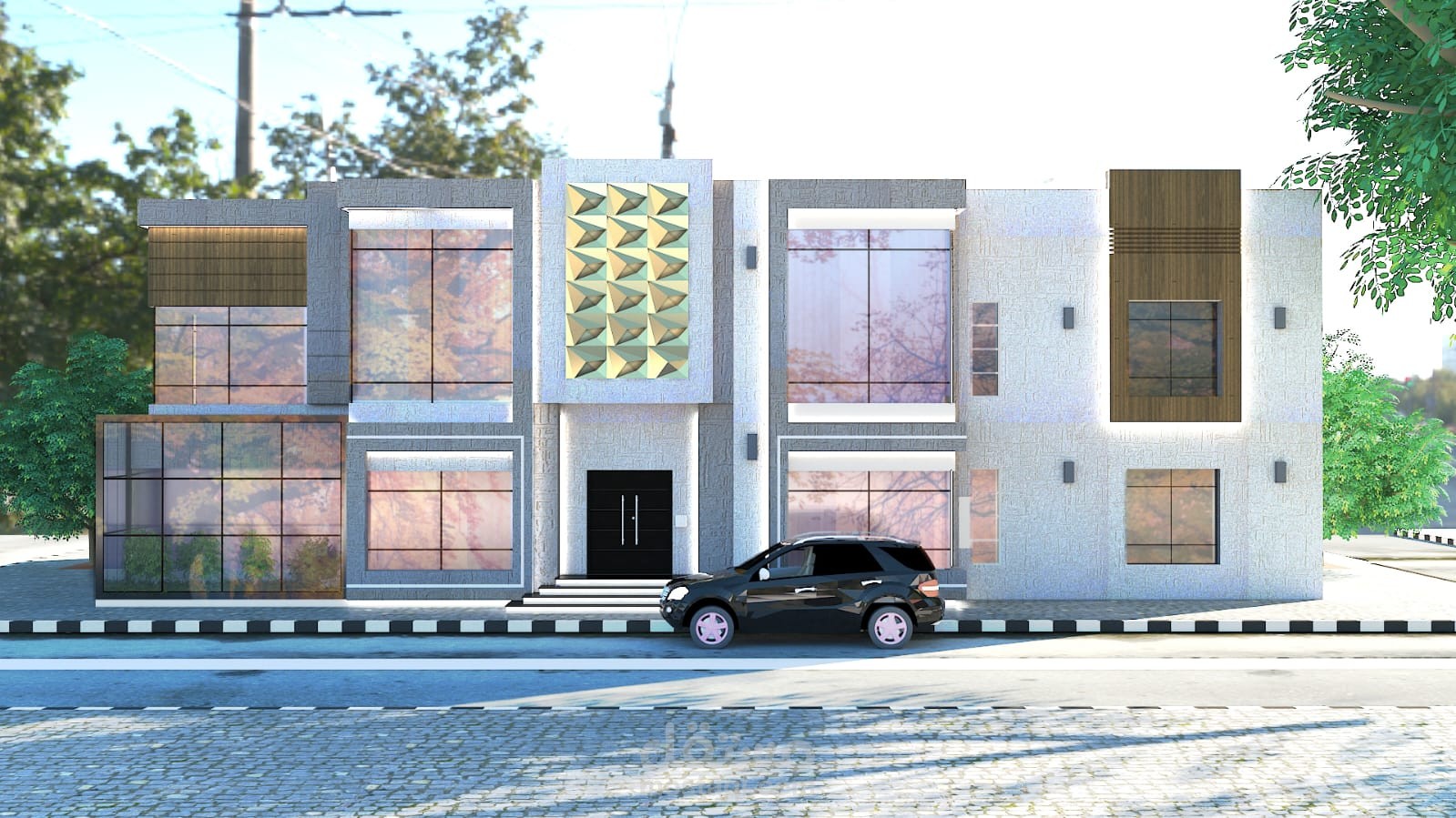 تصميم واجهة بيت