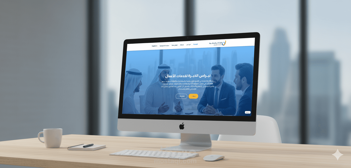 تصميم موقع لشركة استشارات