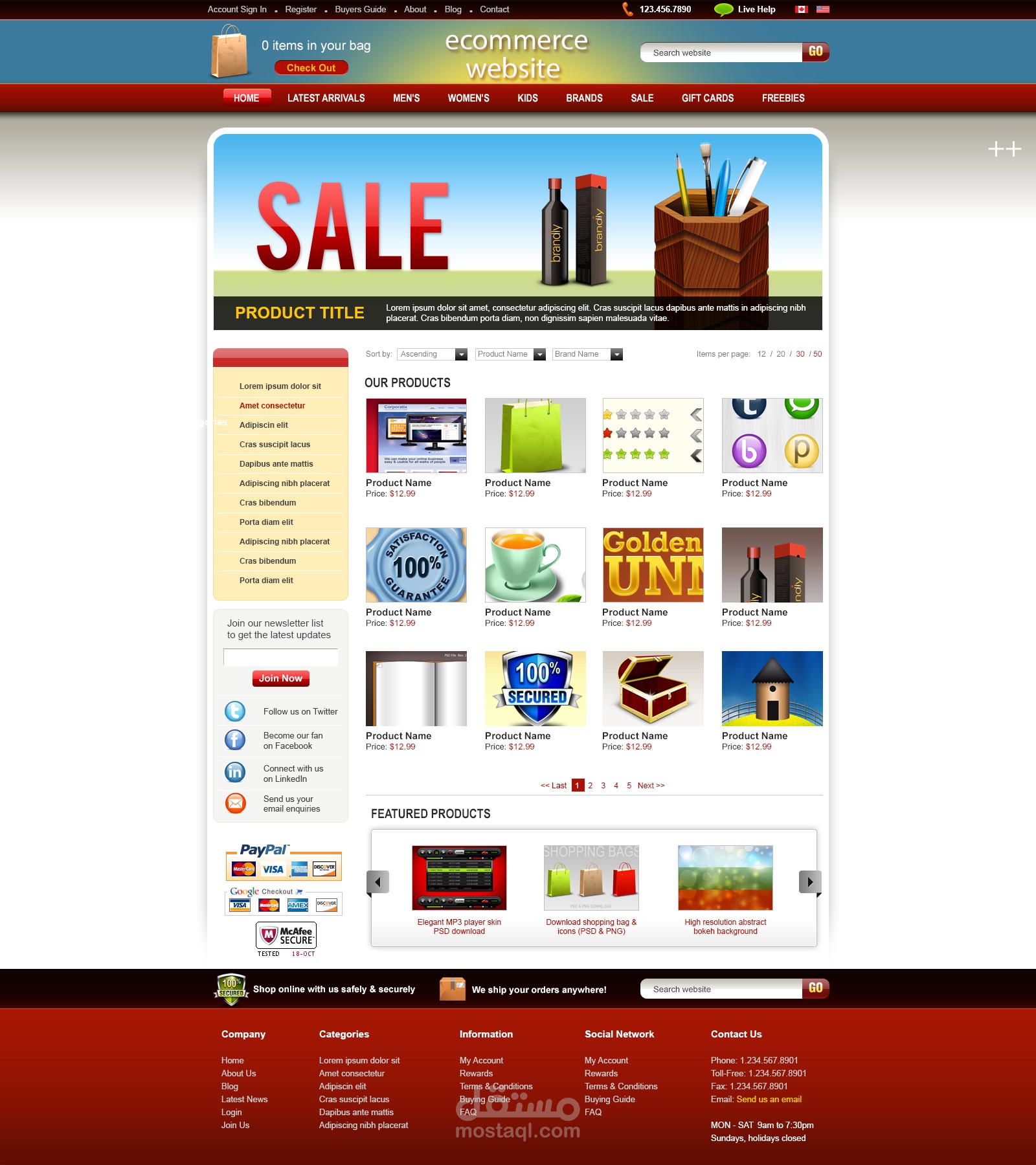 ecommerce Website