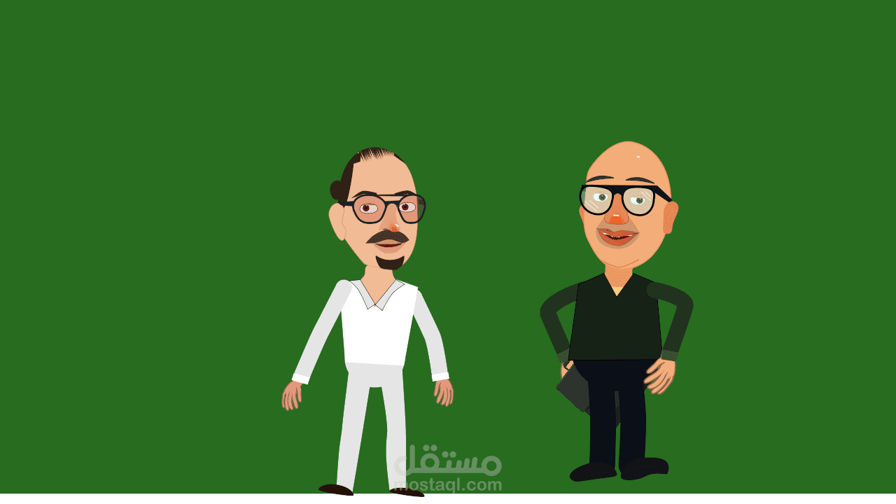 تجهيز شخصيات كرتونيه للتحريك وانيميشن