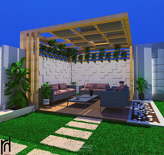 تصميم جلسة حديقة