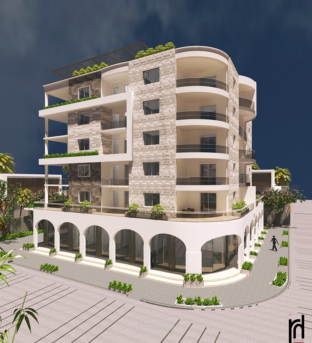 تصميم واجهة بناية