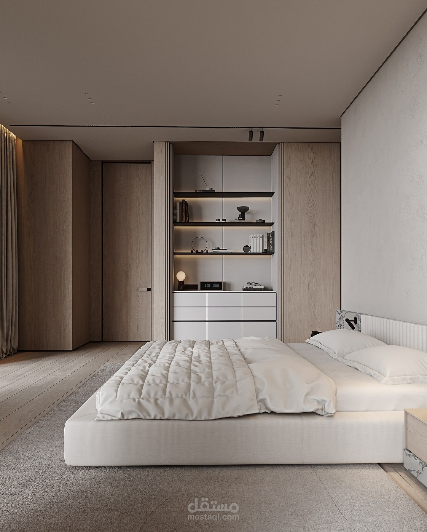 غرفة نوم فاخرة من احد اعمالنا