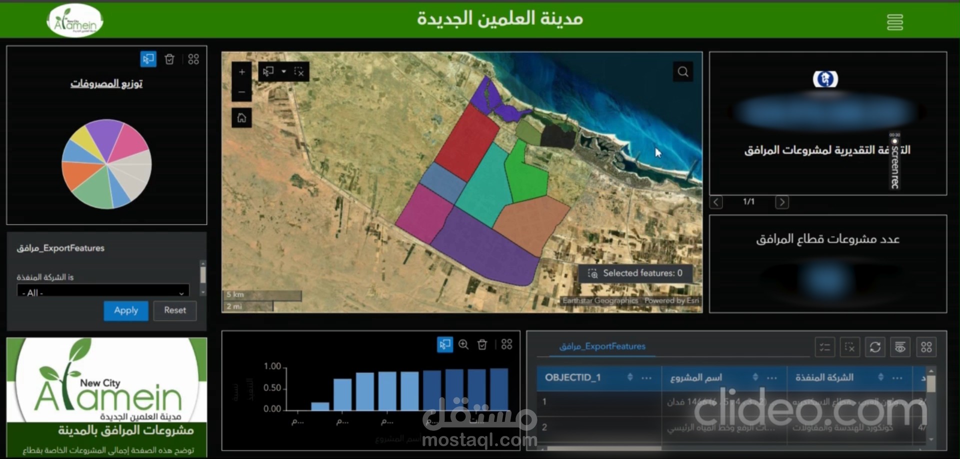إنشاء تطبيق ويب تفاعلي باستخدام ArcGIS Experience builder