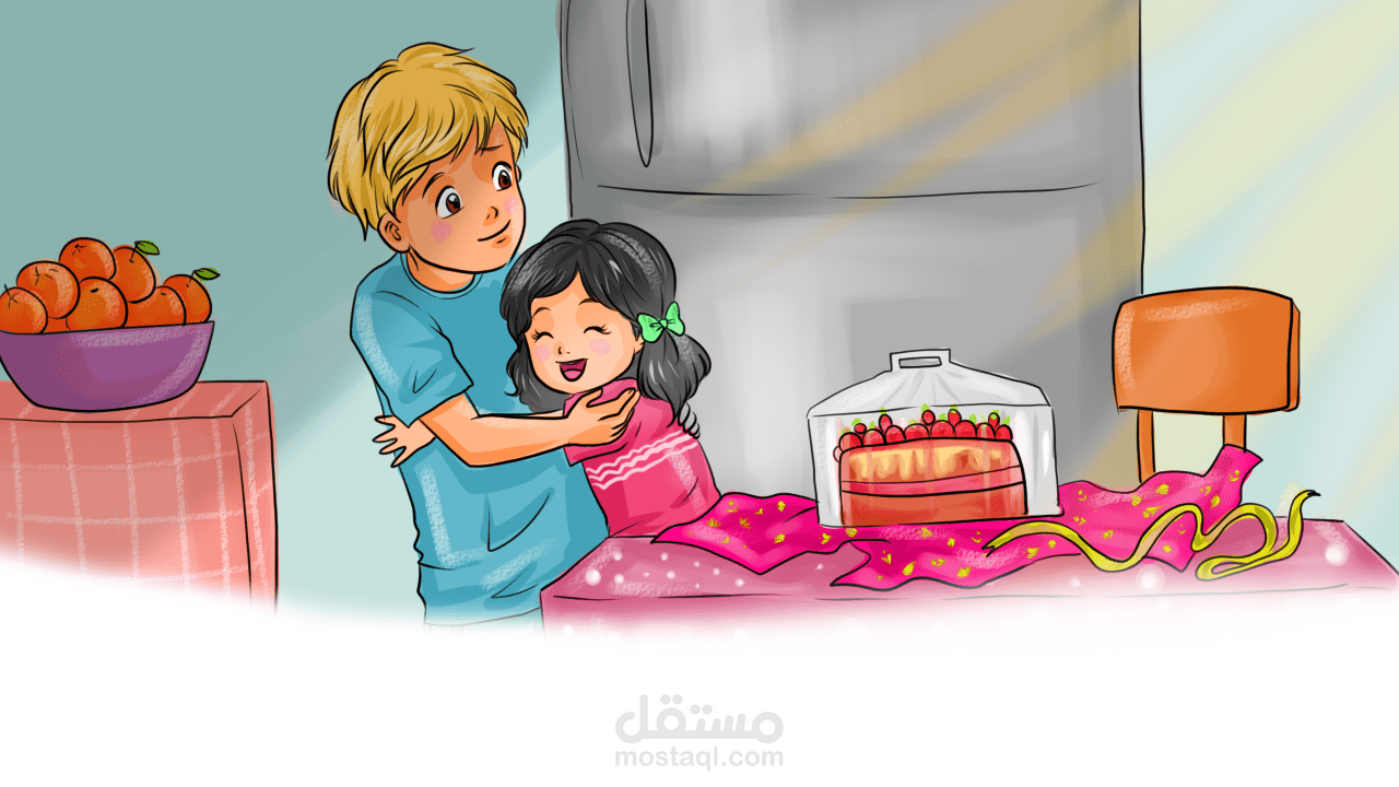 رسومات لقصة