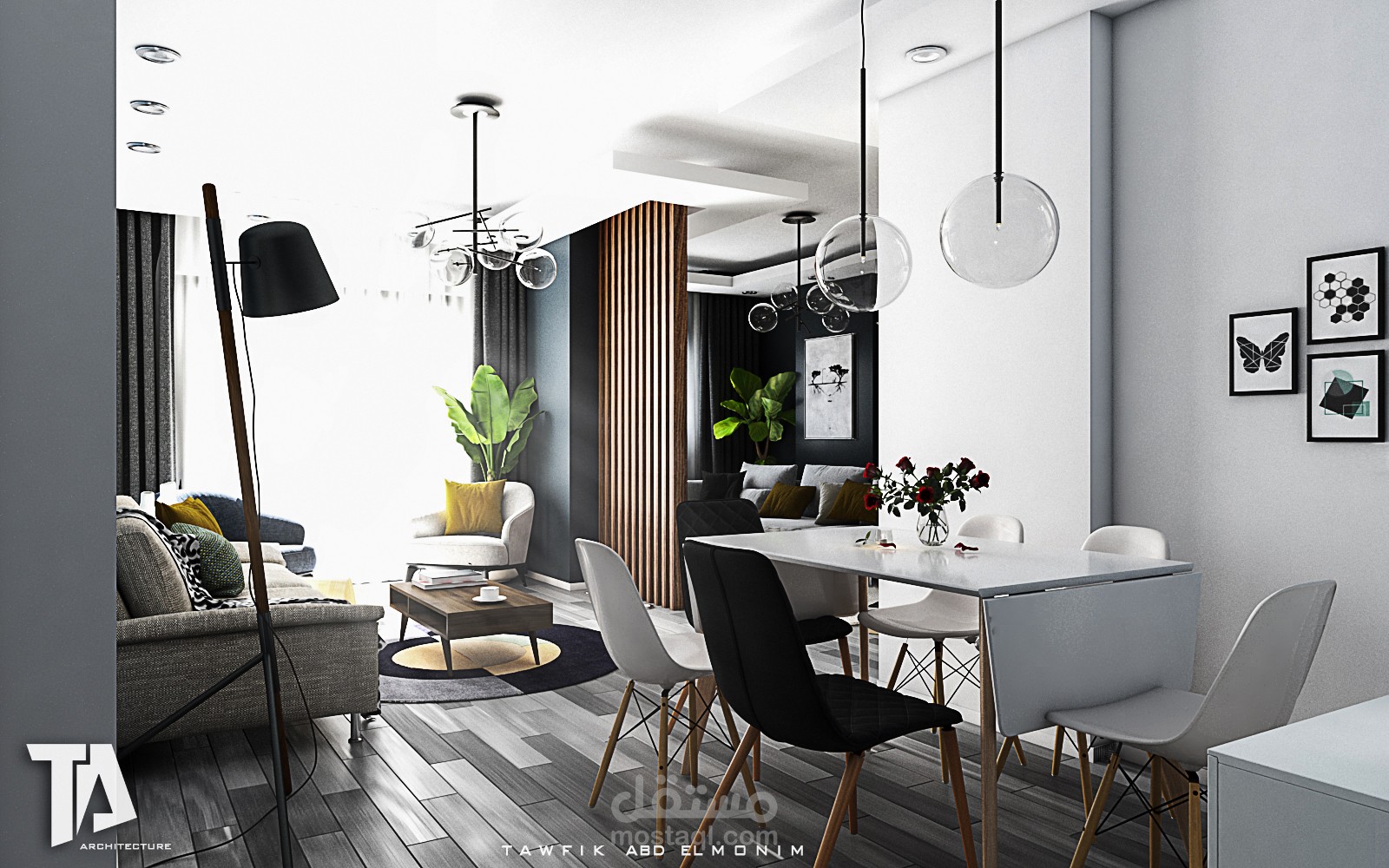 Interior design for an apartment in Alexandria