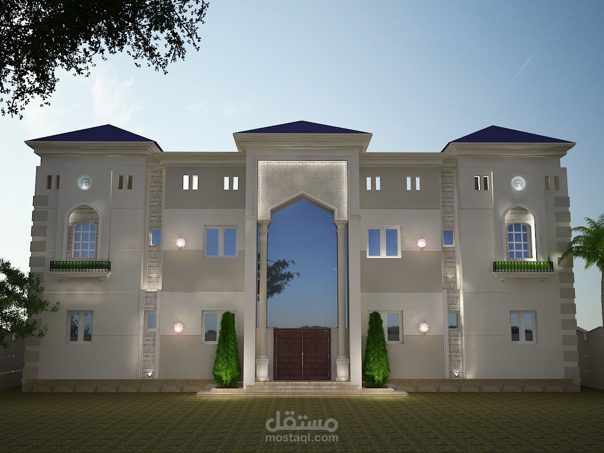 واجهة فيلا في السعودية