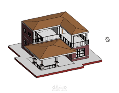 تصميم فيلا باستخدام برنامج Revit