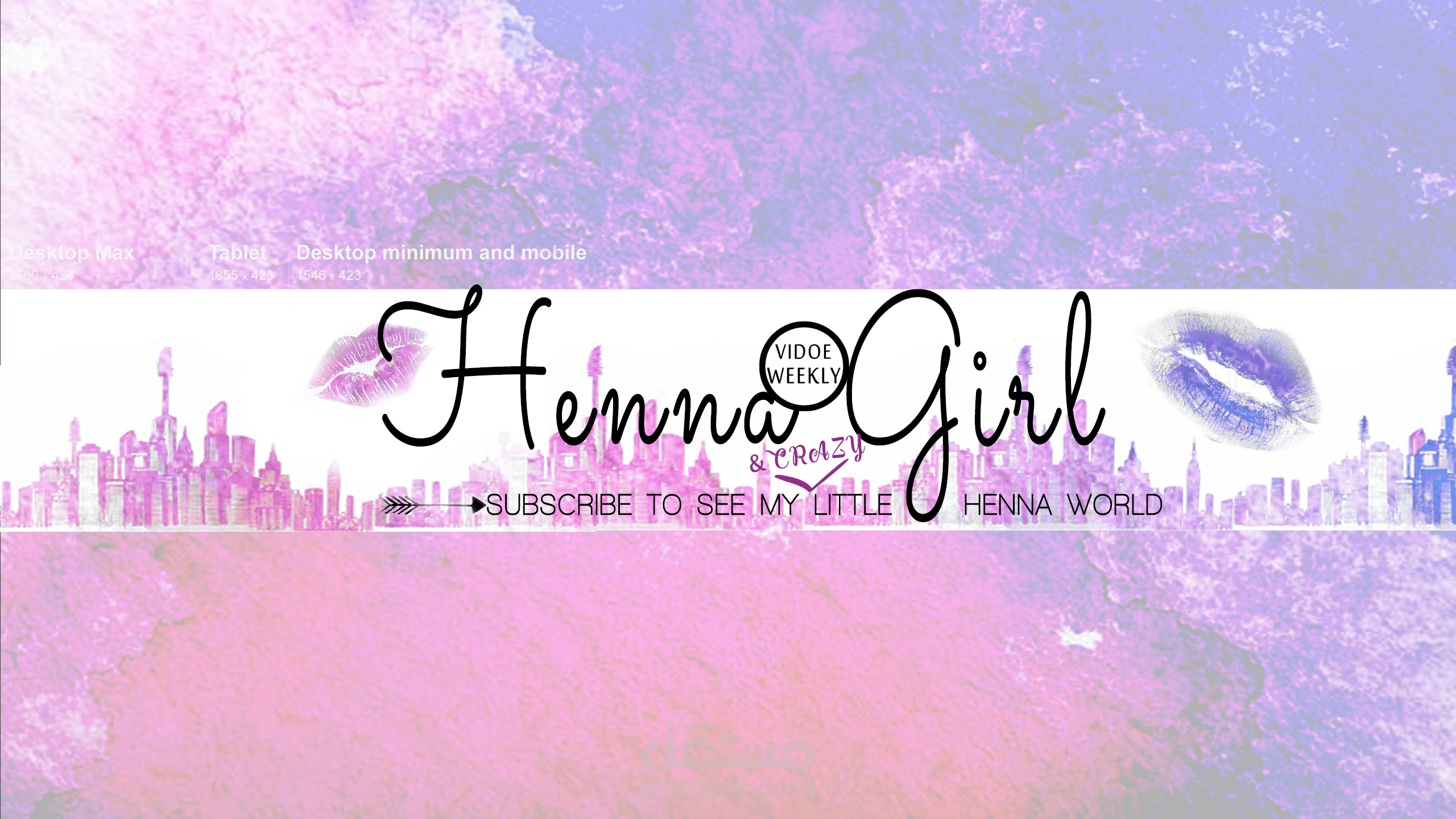 تصميم بانر يوتيوب + لوجو + انترو 8 ثواني