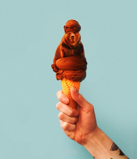 ايس كريم مريب