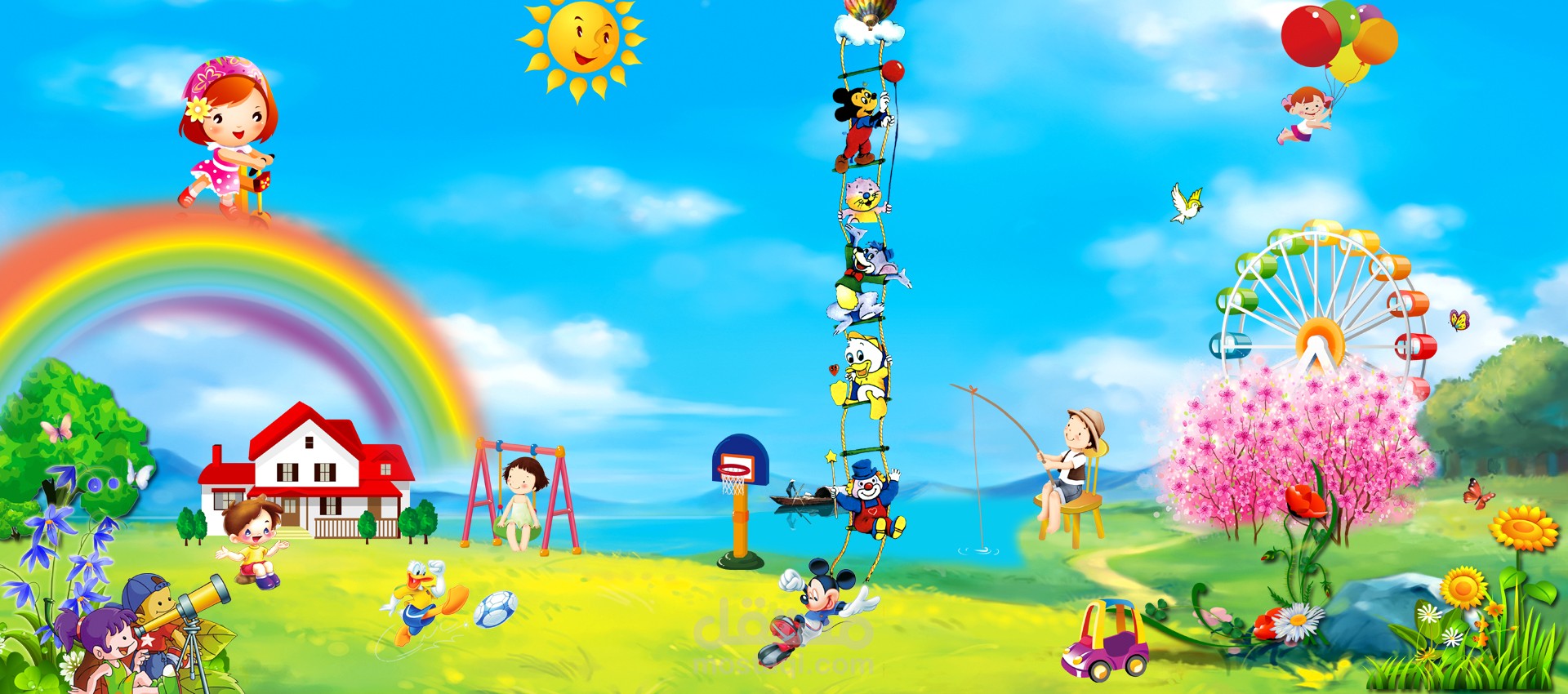 ورق حائط حضانة