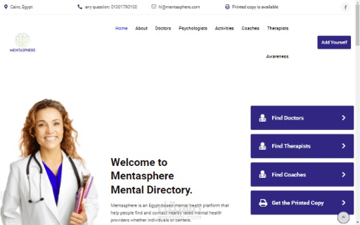 mentasphere - medical website