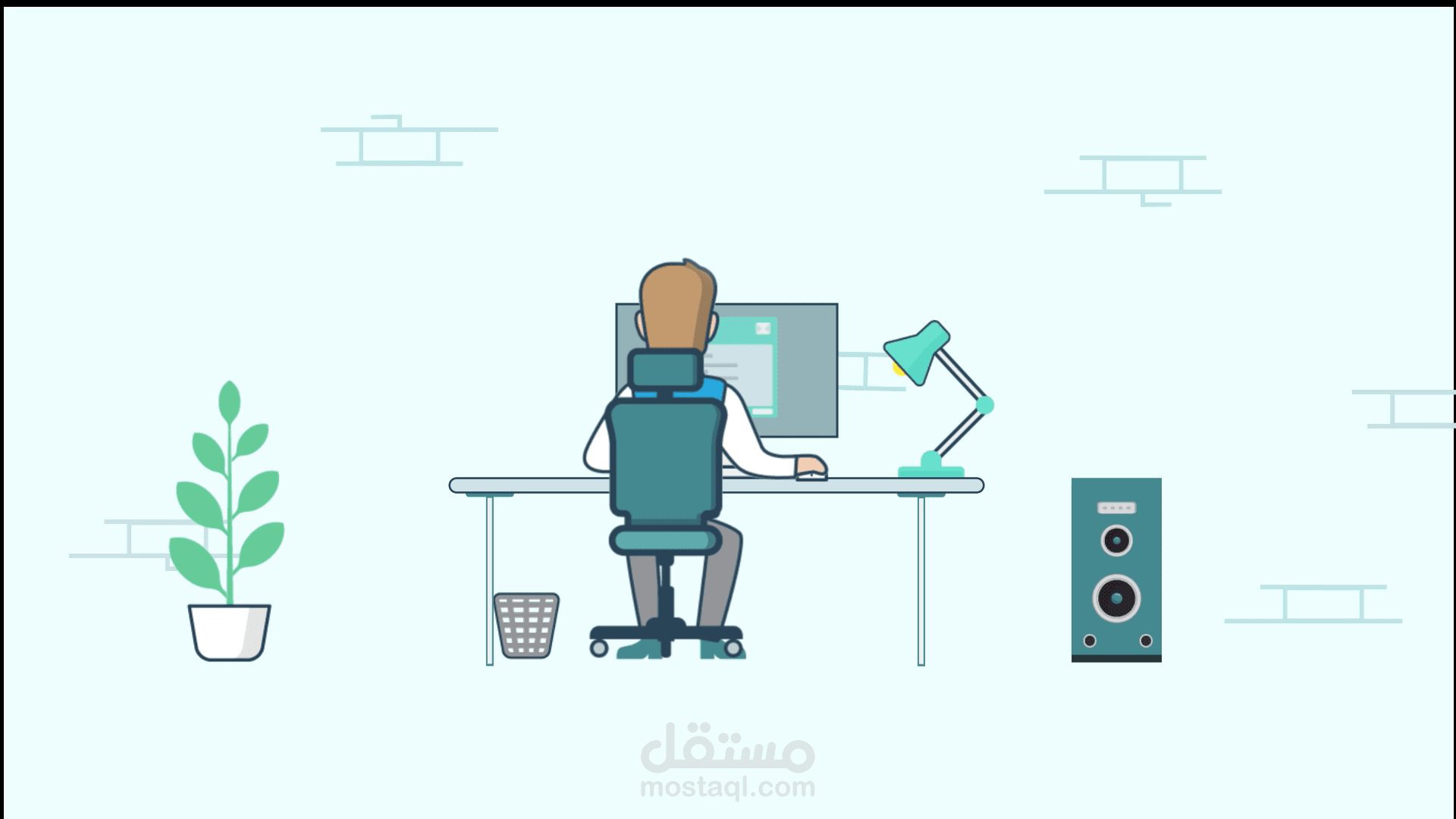 مشهد من فيديو موشن جرافيك