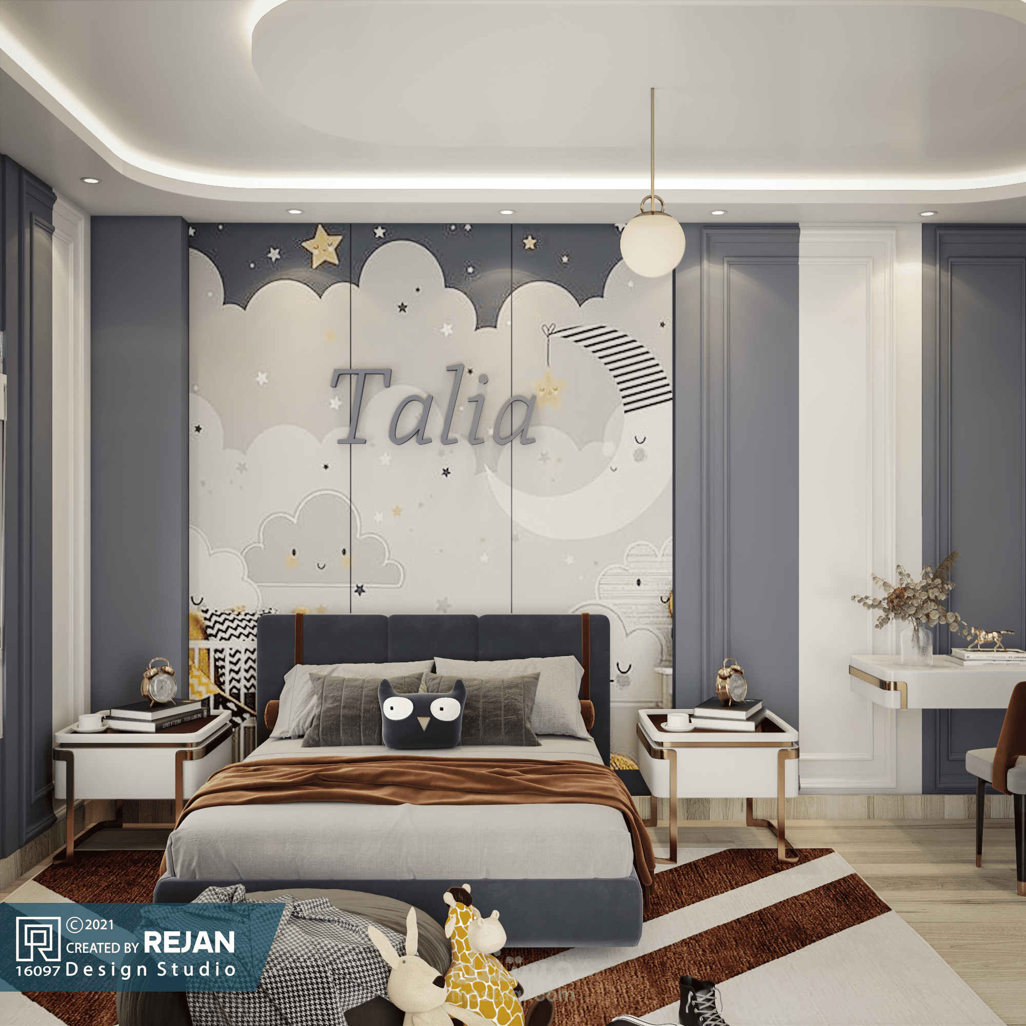 تصميم داخلي لغرفه اطفال