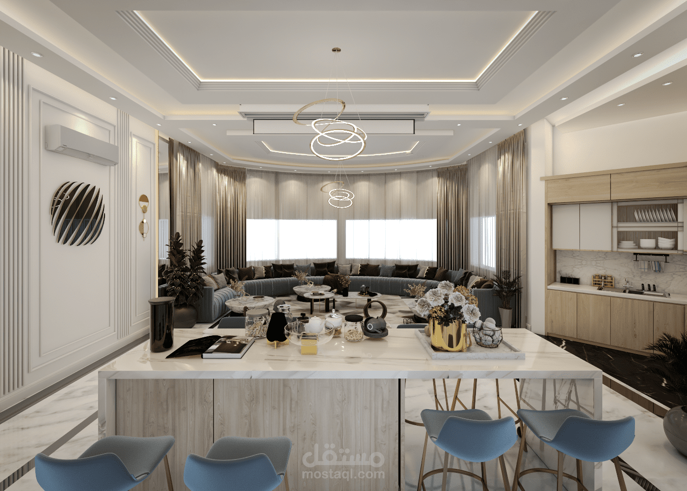 تصميم داخلي ل مجلس