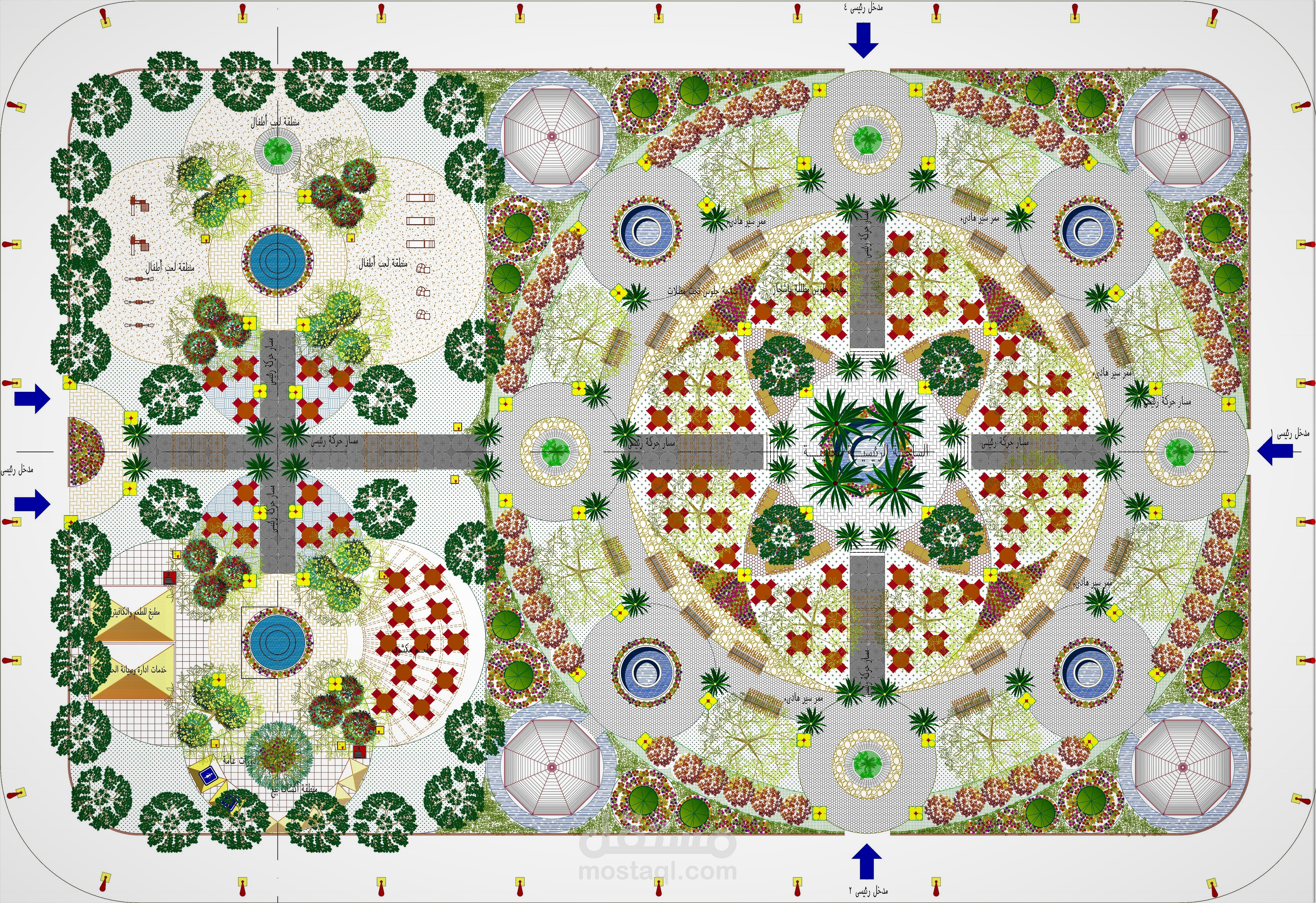 تصميم حديقة عامة