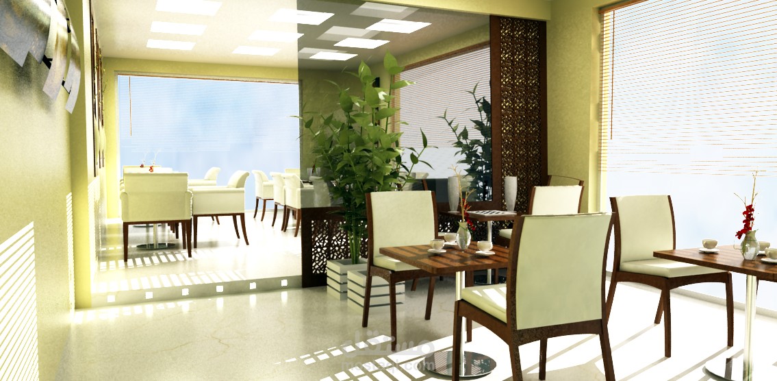 تصميم مقهى