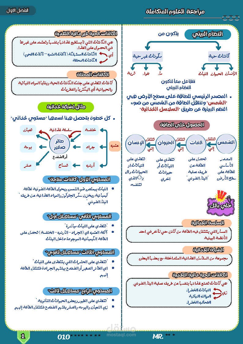 كتابة وتنسيق مذكرات تعليميه