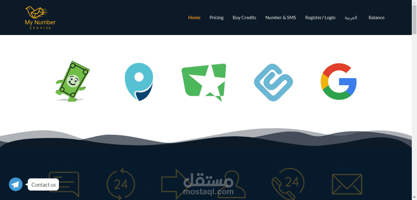 بناء موقع يُوفر أرقام أميركية Non-VOIP