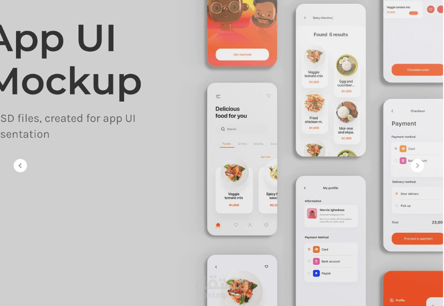 UI mob app