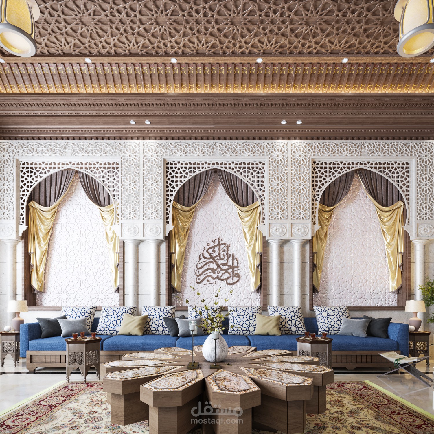 تصميم لمجلس اسلامى