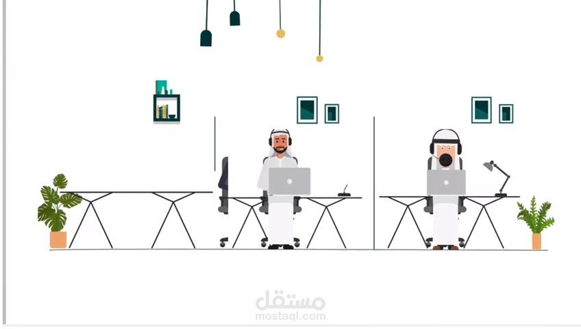 فيديو موشن جرافيك لمنصة محلي