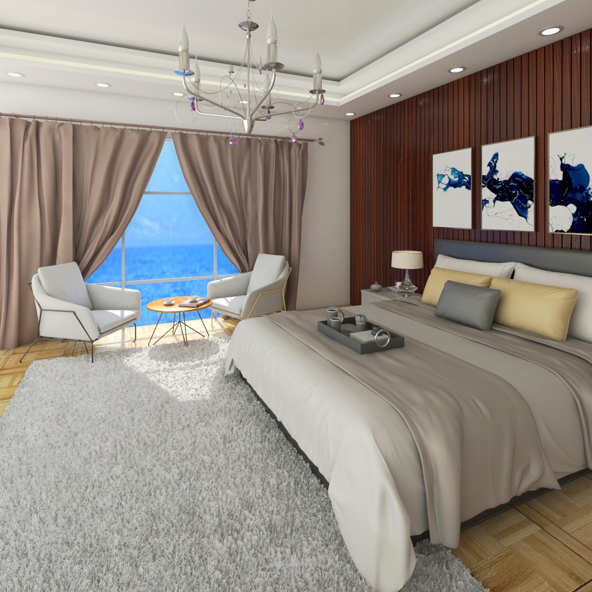 تصميم غرف نوم مودرن