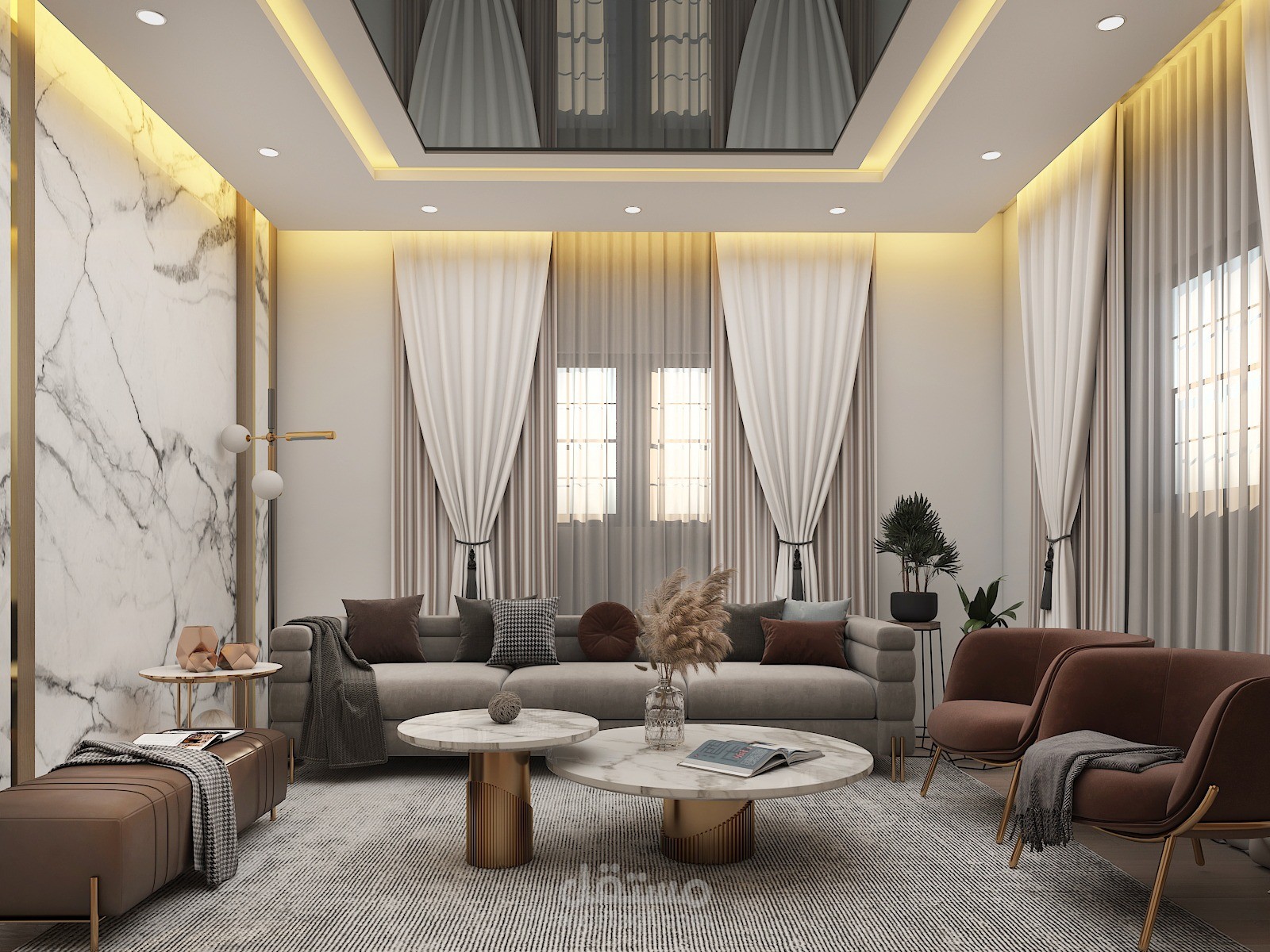 تصميم غرفة ضيوف