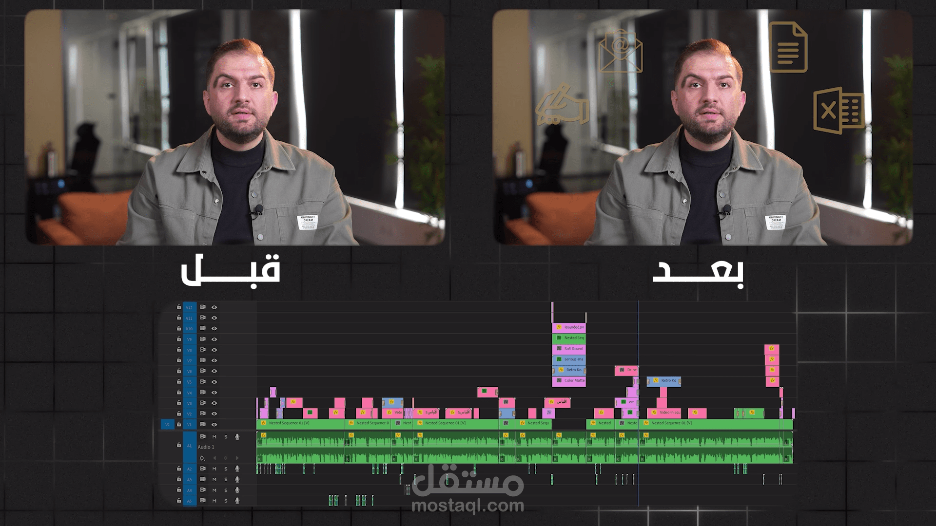 مونتاج احترافي لقنوات اليوتيوب
