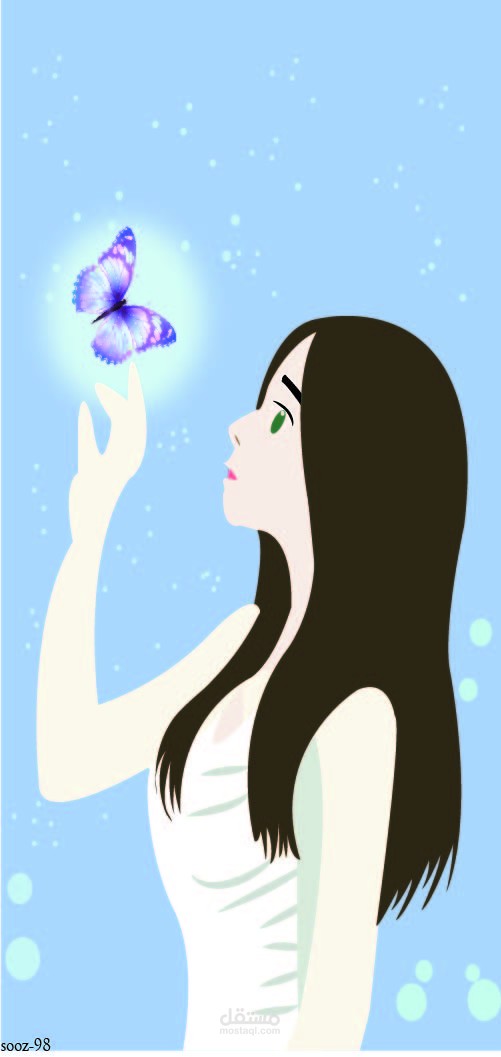 رسم الشخصيات الكرتونية على برنامج الالستريتور