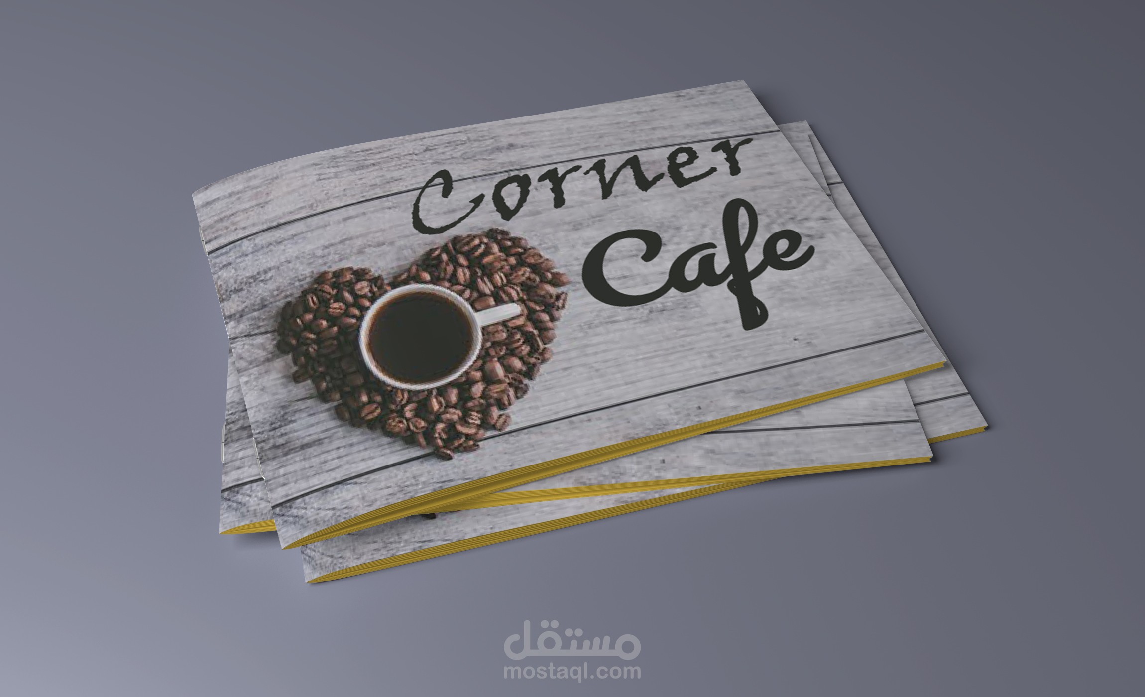 تصميم منيو مطعم