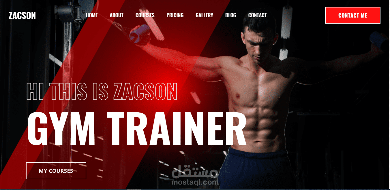 تصميم موقع العاب رياضية