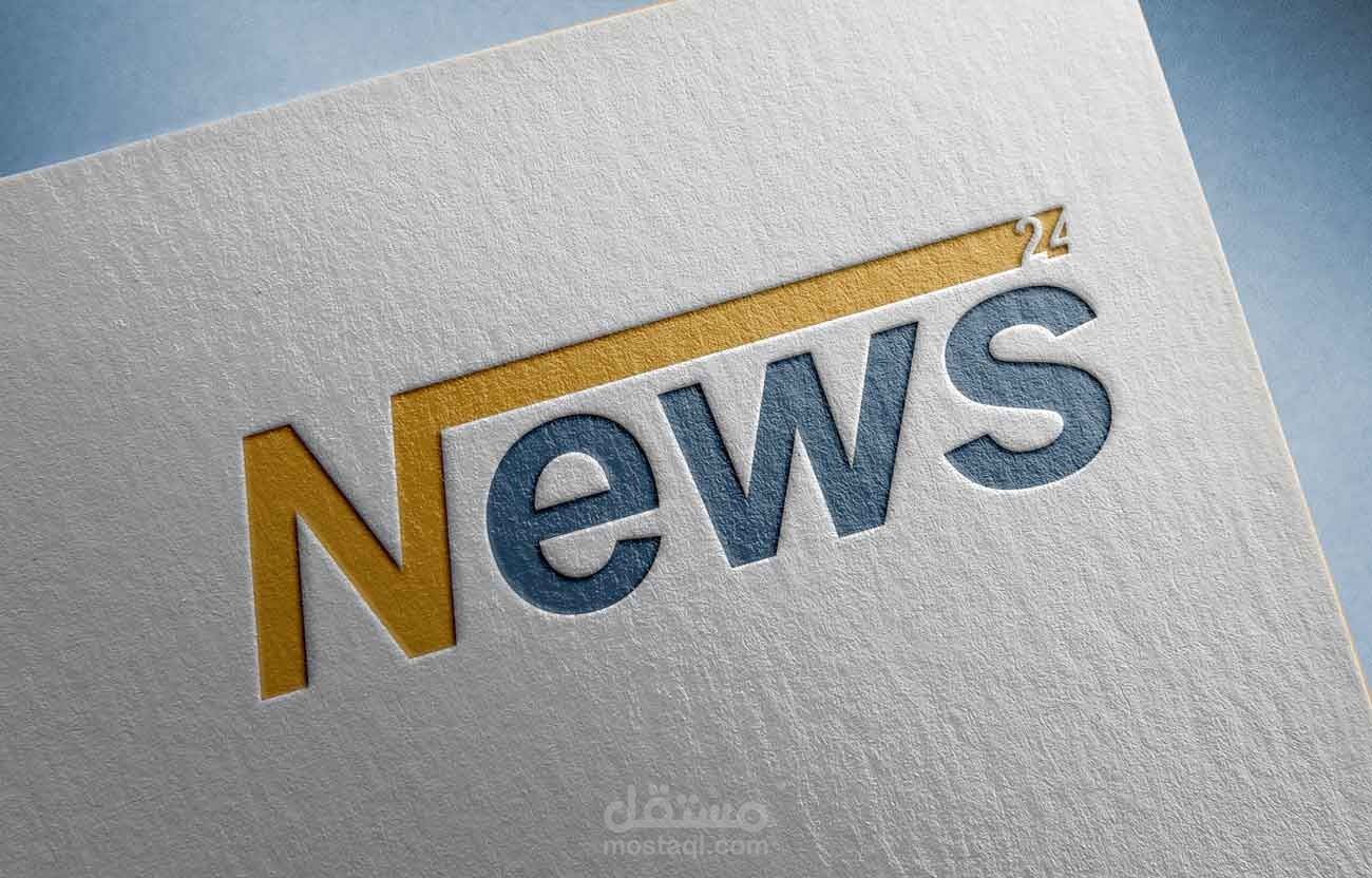 هوية بصرية للشركة اخبار 24