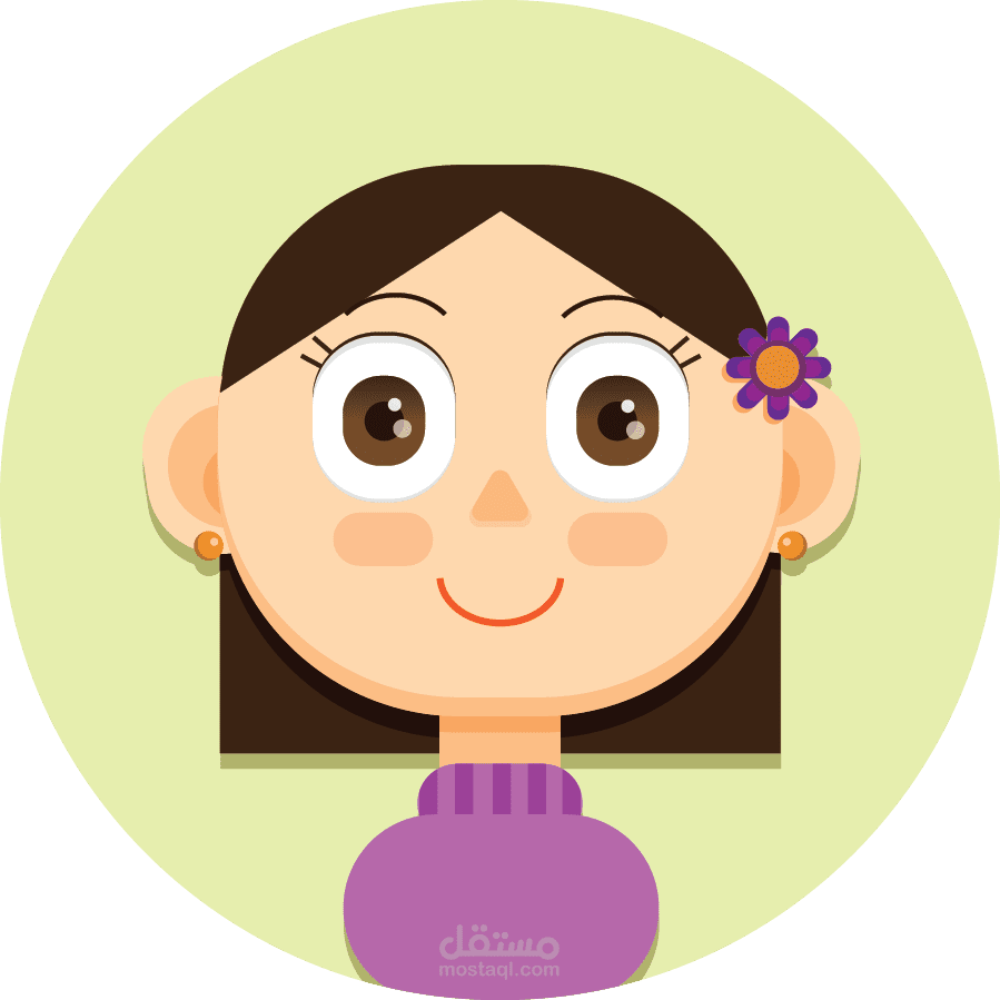 شخصيات صممتها على Adobe Illustrator