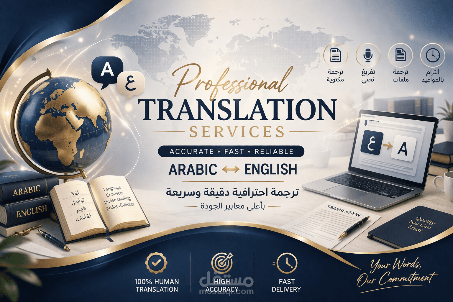 professional translation banner