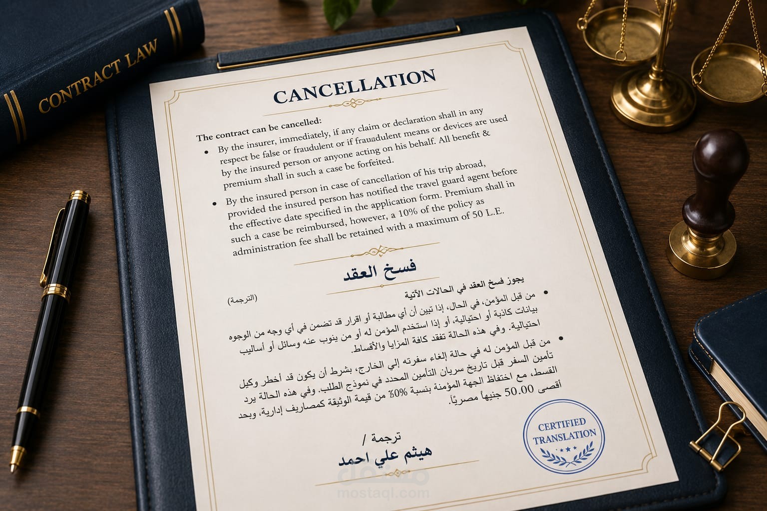 فسخ العقد