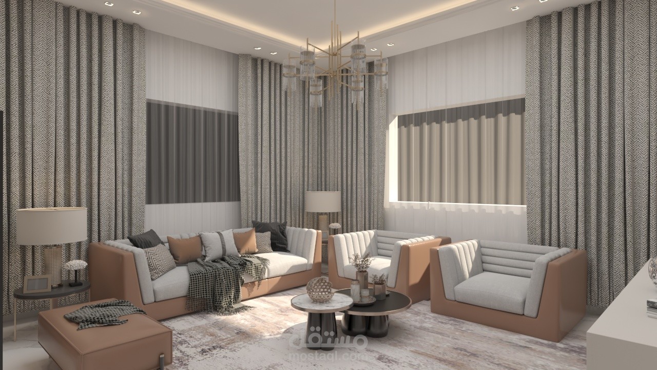 تصميم غرفة معيشة