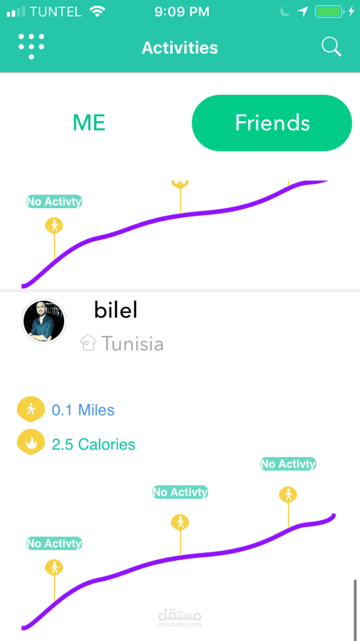 تطبيق رياضي"movBit"
