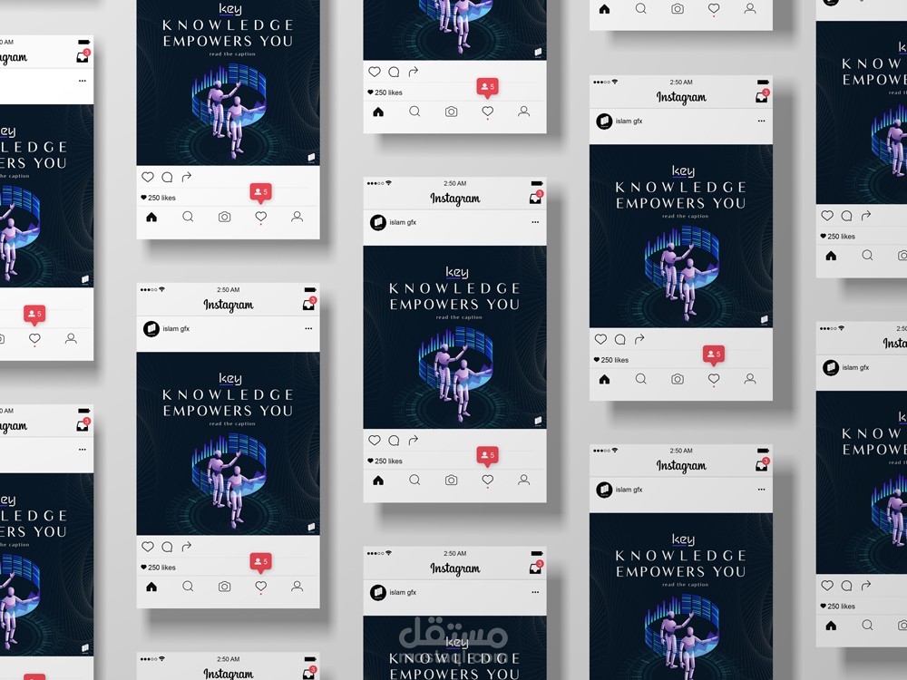 تصميم سوشل ميديا ( الذكاء الاصطناعي )