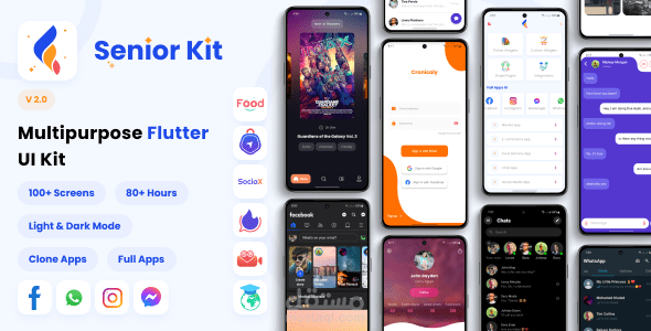 تطبيق Flutter kit
