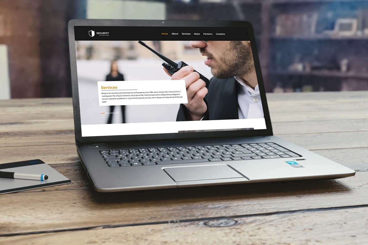 موقع ويب لشركة" Security"