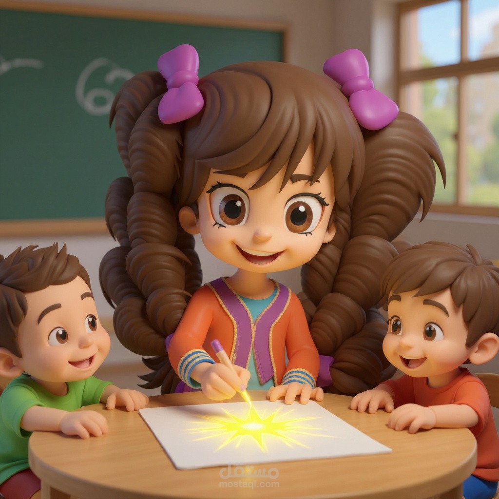 تصميم 4 كتب قصص مصورة للأطفال للتعليم