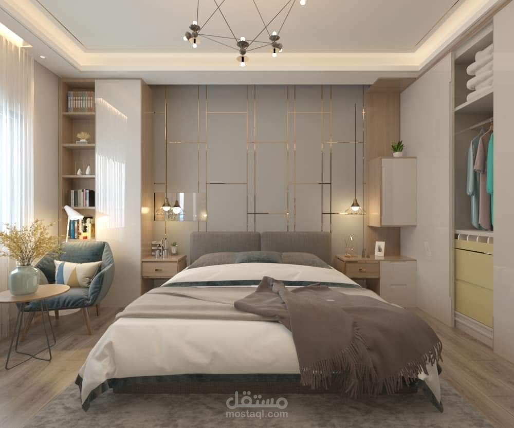 Modern bedroom
