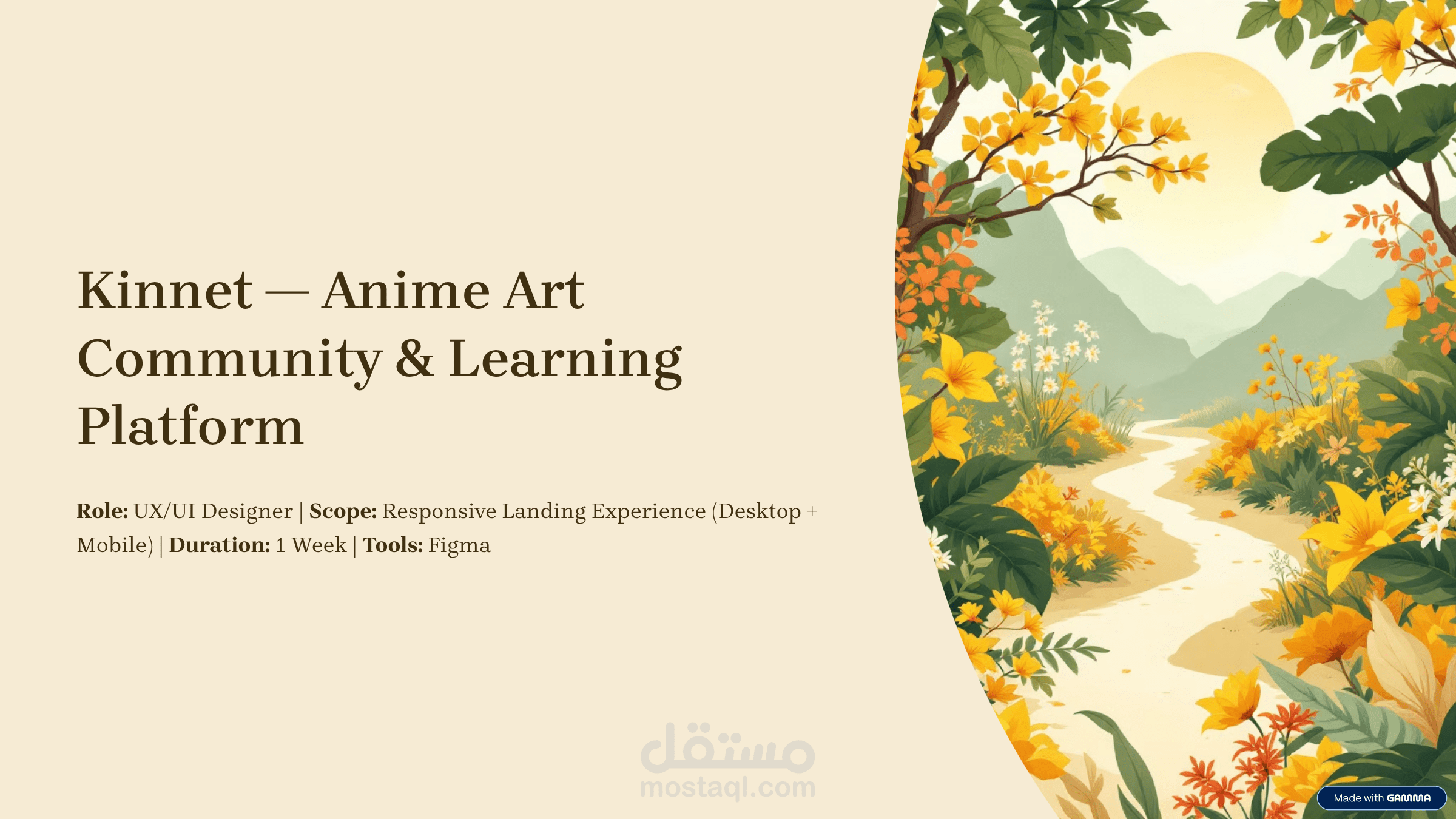 Kinnet — Anime Art Community & Learning Platform UX-UI Design