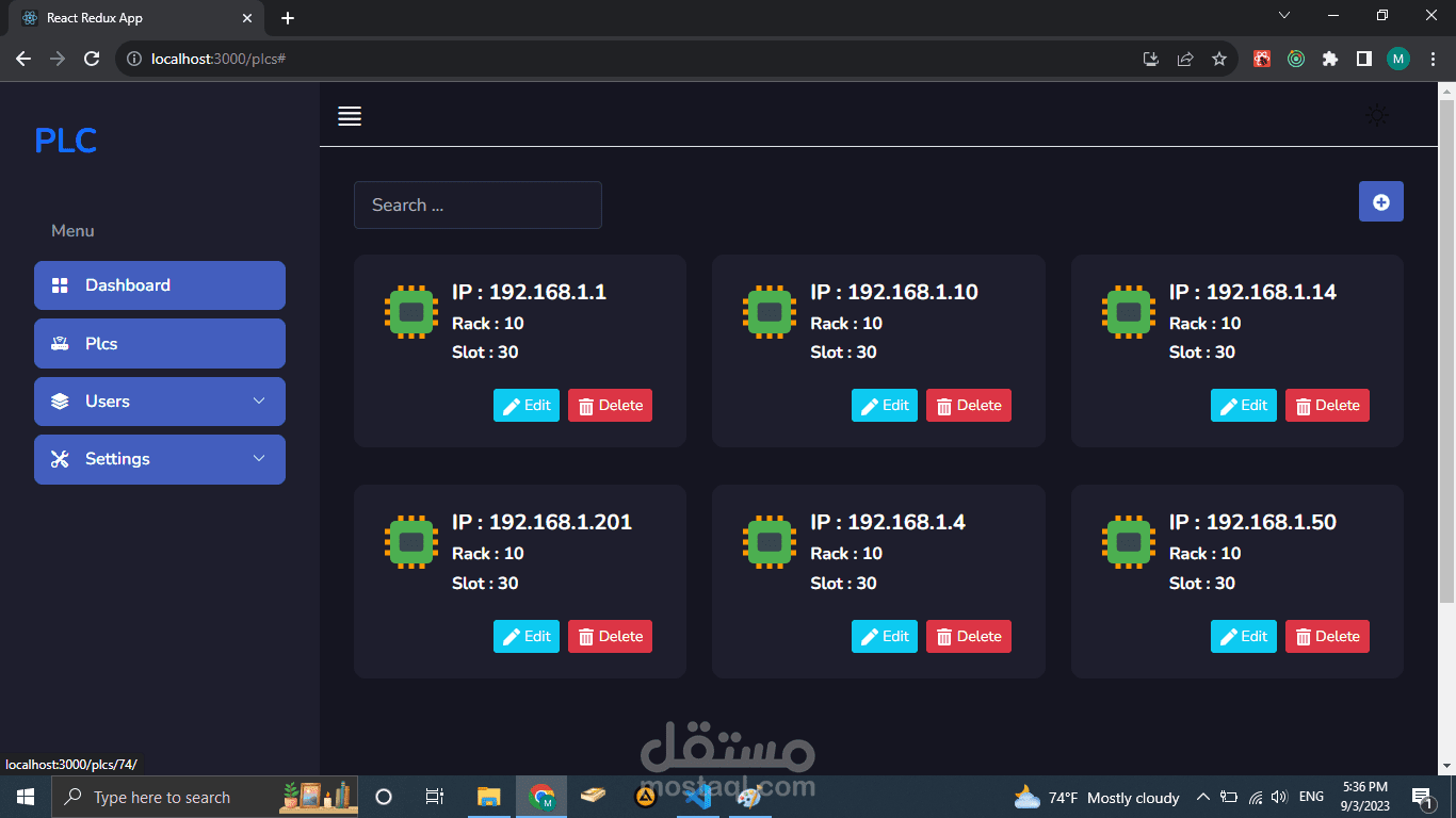 PLC Monitoring