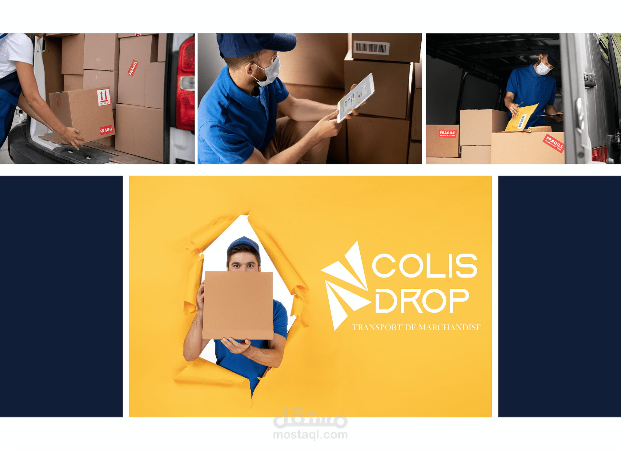 Visuel ID Colis Drop